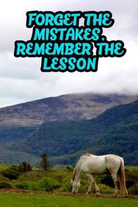Forget the Mistakes, Remember the Lesson