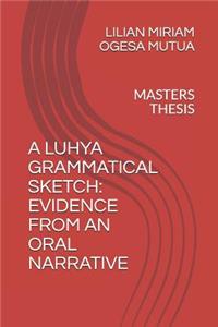 A Luhya Grammatical Sketch