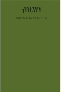 Army Green Memorandum