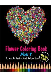 Flower Coloring Book
