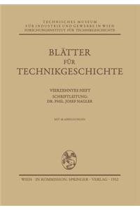 Blätter Für Technikgeschichte
