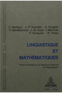 Linguistique Et Mathématiques
