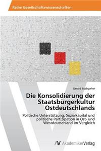 Die Konsolidierung der Staatsbürgerkultur Ostdeutschlands
