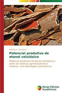 Potencial produtivo de etanol celulósico