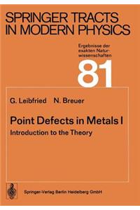 Point Defects in Metals I