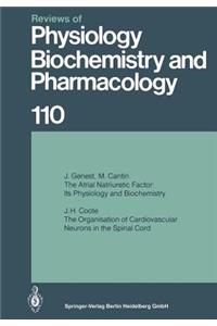 Reviews of Physiology, Biochemistry and Pharmacology 110