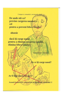 De unde stii ca? previne curgerea nasului,