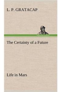 Certainty of a Future Life in Mars