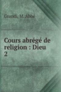 Cours abrege de religion