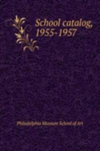 School catalog, 1955-1957