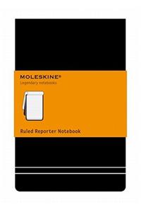 Moleskine Pocket Reporter Ruled Notebook Black