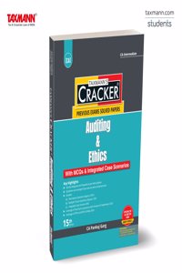 Taxmann's CRACKER for Auditing & Ethics (Paper 5 | Auditing) â€“ Covering (topic/attempt-wise) past exam questions & (point-wise) answers | CA Inter | New Syllabus | Jan./May 2025 Exams