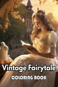 Vintage Fairytale Coloring Book