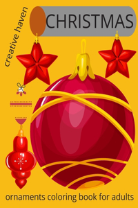 Creative haven Christmas ornaments coloring book for adults