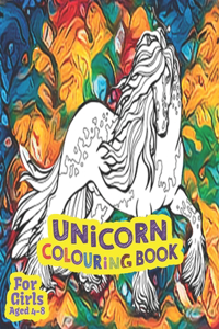 Unicorn Colouring Books for girls 4-8