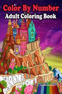 Color By Number Adult Coloring Book