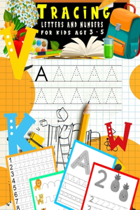 Tracing letters and numbers for kids age 3-5
