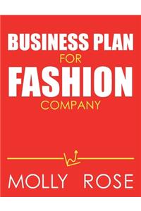 Business Plan For Fashion Company