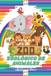 ZOOLÓGICO DE ANIMALES - Libro De Colorear Para Niños