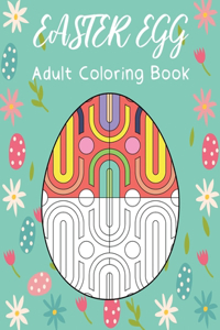 Easter Egg Adult Coloring Book