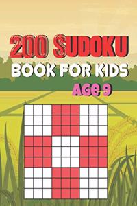 200 Sudoku Book For kids age 9