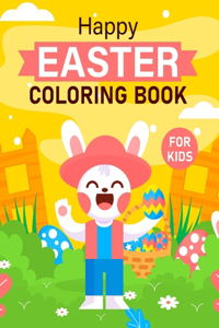 Happy Easter Coloring Book For Kids