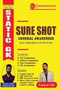 Static GK -SURE Shot-General Awareness Book by Gaurav Sir (SURE 60 GURUKUL)