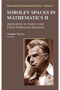 Sobolev Spaces in Mathematics II: Applications in Analysis and Partial Differential Equations