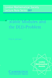 Stable Modules and the D(2)-Problem