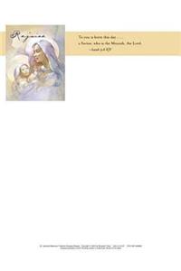 Christmas Nativity/Rejoice Letterhead 2011 (Package of 50)