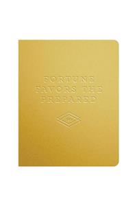 Fortune Favors the Prepared Gold Deluxe Pocket Undated Planner