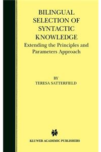 Bilingual Selection of Syntactic Knowledge