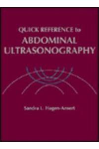 Ultrasonography Quick Reference