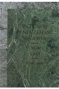 Dictionary of NZ Biography Vol 2