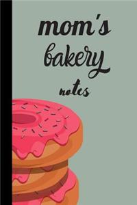 Mom's bakery notes