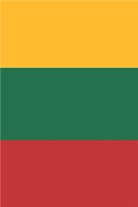 Lithuania Travel Journal - Lithuania Flag Notebook - Lithuanian Flag Book