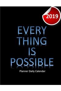 Planner Daily Calendar 2019
