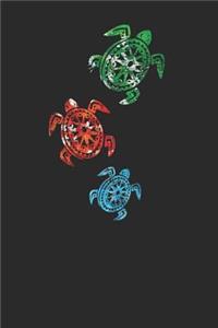 Colored Tribal Turtle