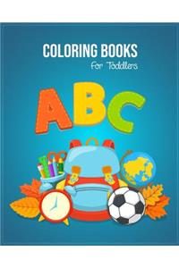 ABC Coloring Books For Toddlers