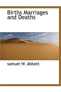 Births Marriages and Deaths