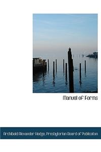 Manual of Forms