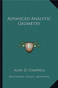 Advanced Analytic Geometry