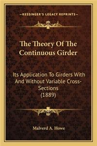 Theory of the Continuous Girder