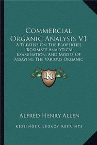 Commercial Organic Analysis V1