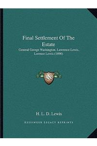 Final Settlement Of The Estate