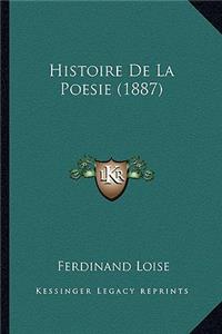 Histoire De La Poesie (1887)