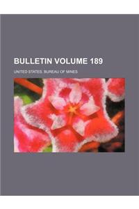 Bulletin Volume 189