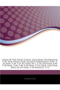 Articles on Tanks of the Soviet Union, Including