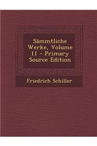 Sammtliche Werke, Volume 11