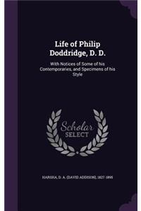 Life of Philip Doddridge, D. D.